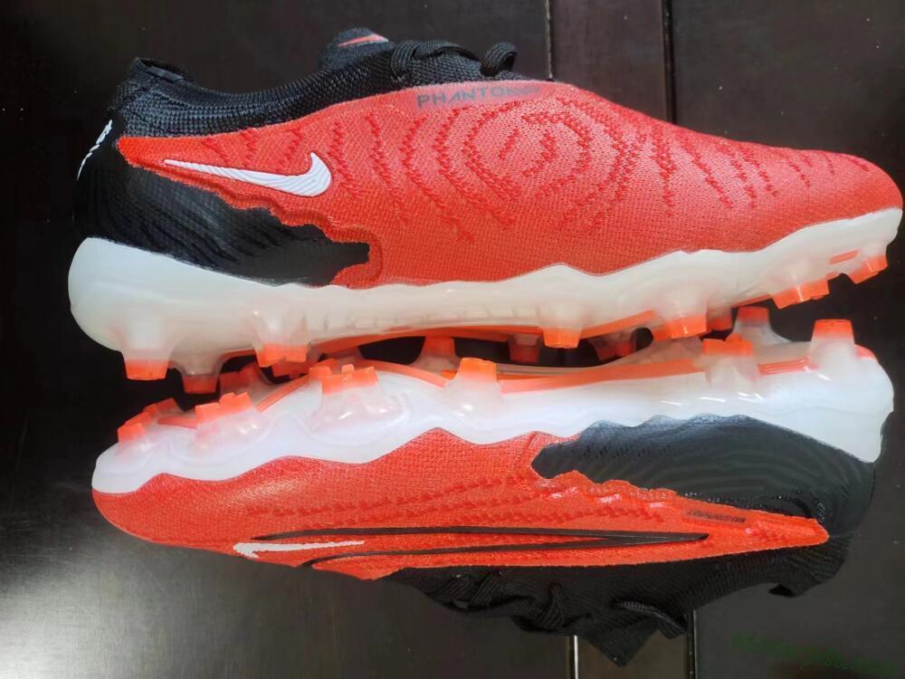 Nike Phantom GX Elite FG Low-Tops Football Boots - Red/Black/White