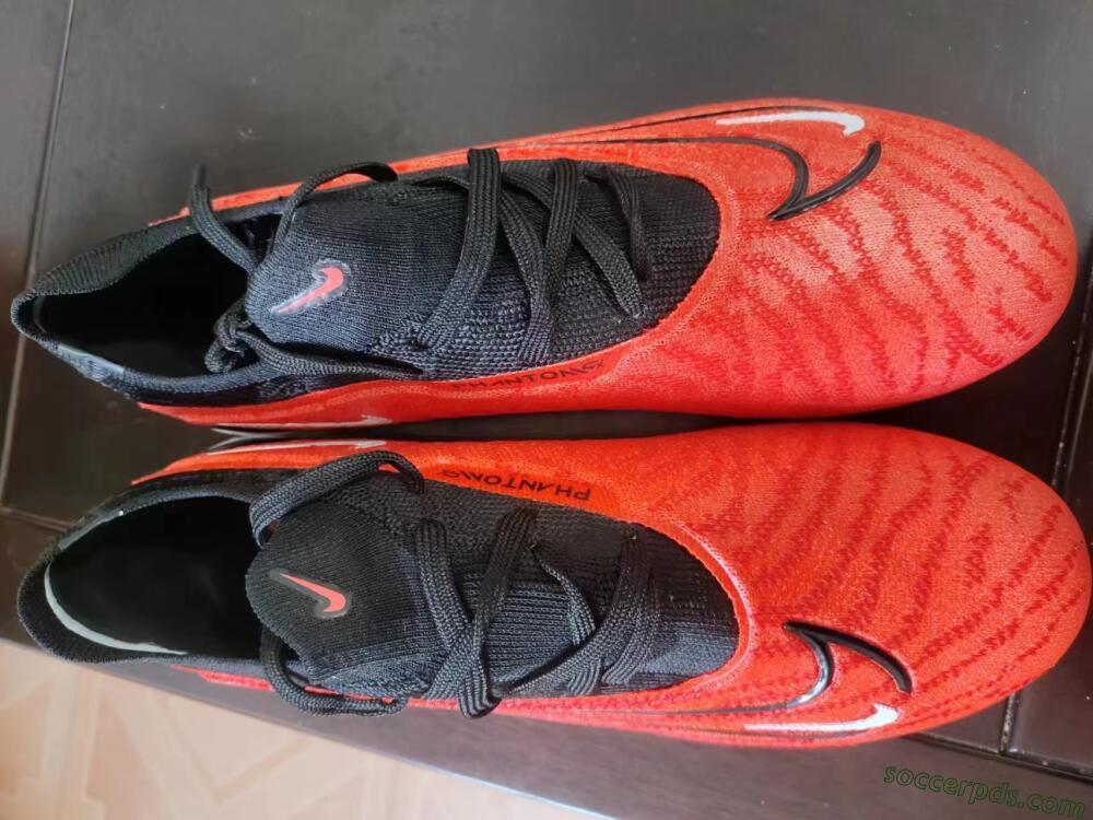 Nike Phantom GX Elite FG Low-Tops Football Boots - Red/Black/White