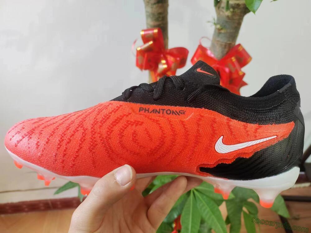 Nike Phantom GX Elite FG Low-Tops Football Boots - Red/Black/White