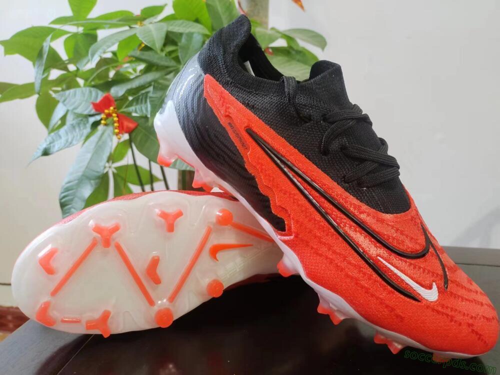 Nike Phantom GX Elite FG Low-Tops Football Boots - Red/Black/White