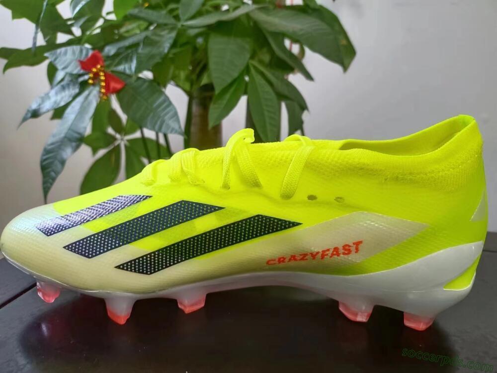Adidas X Crazyfast.1 FG Low-Tops Football Boots - Yellow/Black/Orange