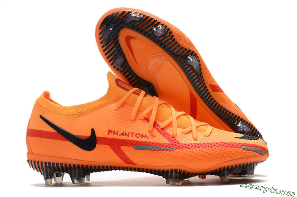 Nike Phantom GT 2 Elite FG Low-Tops Football Boots - Orange/Black 1