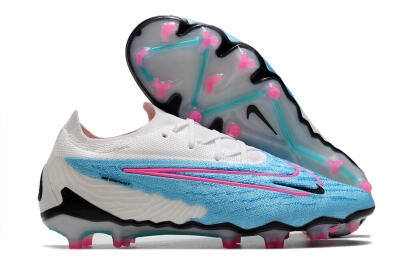 Nike Phantom GX Elite FG Low-Tops Football Boots - Blue/White/Pink