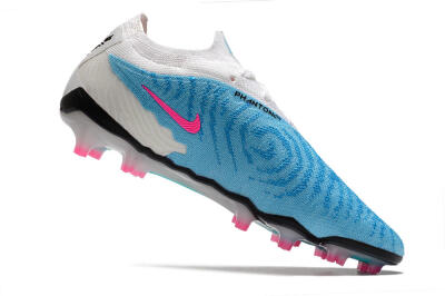 Nike Phantom GX Elite FG Low-Tops Football Boots - Blue/White/Pink