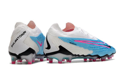 Nike Phantom GX Elite FG Low-Tops Football Boots - Blue/White/Pink