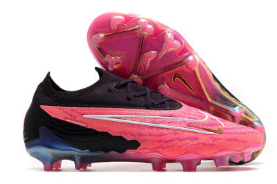 Nike Phantom GX Elite FG Low-Tops Football Boots - Pink/Black