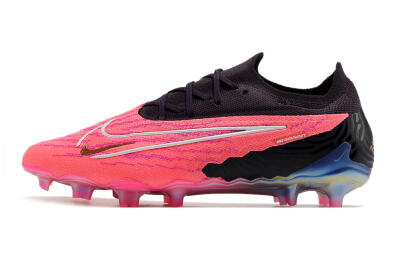 Nike Phantom GX Elite FG Low-Tops Football Boots - Pink/Black