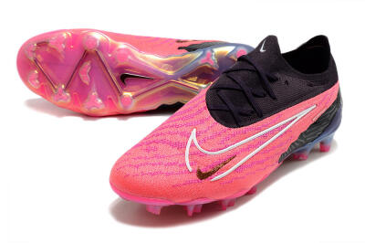 Nike Phantom GX Elite FG Low-Tops Football Boots - Pink/Black