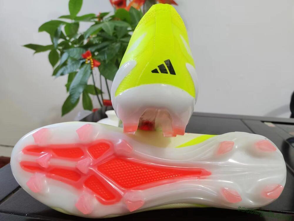 Adidas X Crazyfast+ Laceless FG Low-Tops Football Boots - Yellow/Blue/Red