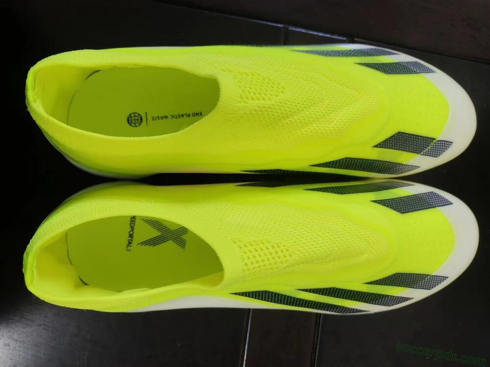 Adidas X Crazyfast+ Laceless FG Low-Tops Football Boots - Yellow/Blue/Red