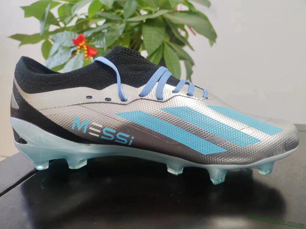 Adidas X Speedportal.1 FG Low-Tops Football Boots - Grey/Blue/Black