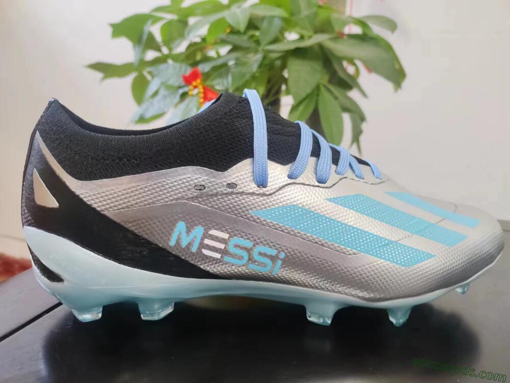 Adidas X Speedportal.1 FG Low-Tops Football Boots - Grey/Blue/Black