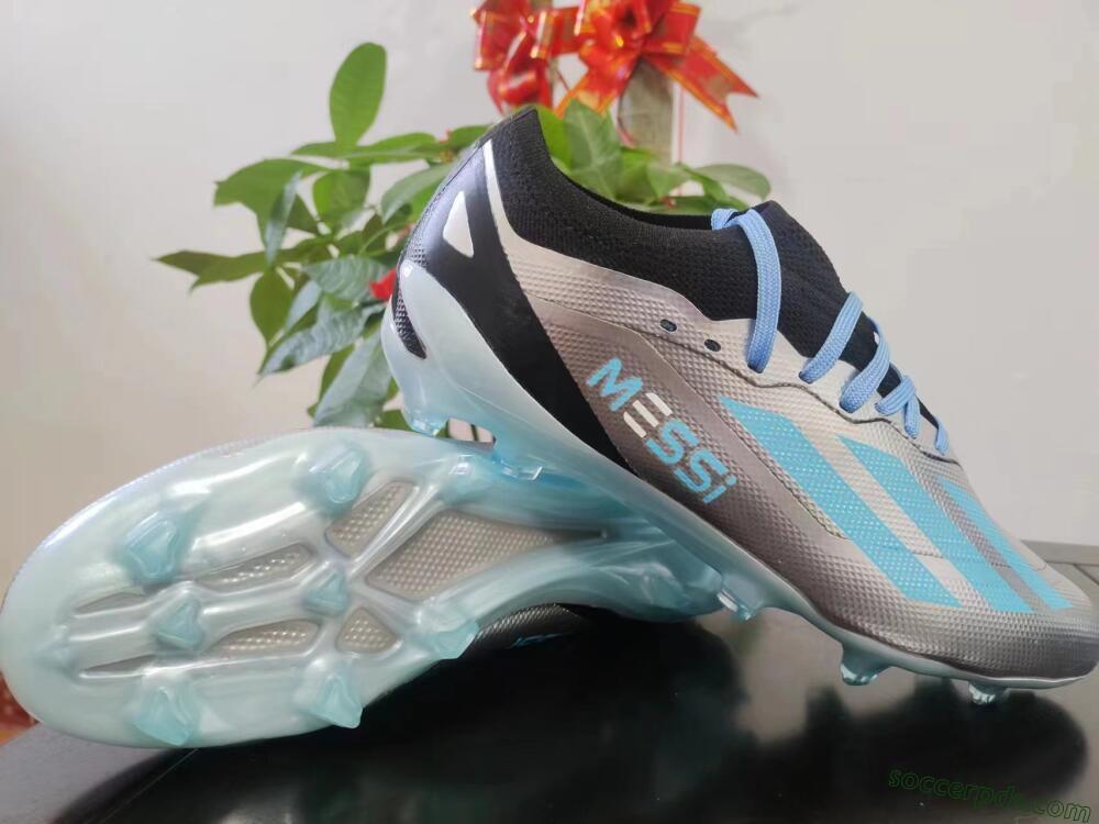 Adidas X Speedportal.1 FG Low-Tops Football Boots - Grey/Blue/Black