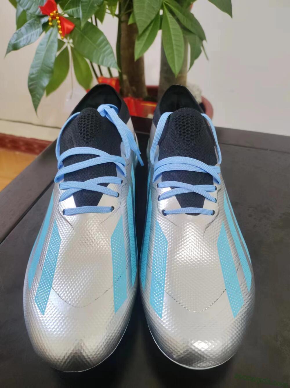 Adidas X Speedportal.1 FG Low-Tops Football Boots - Grey/Blue/Black