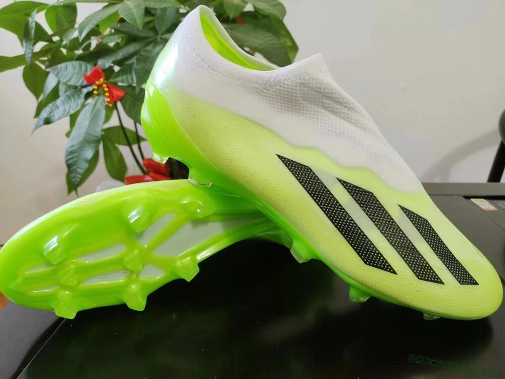Adidas X Crazyfast.1 LL FG Low-Tops Football Boots - Green/Black/White
