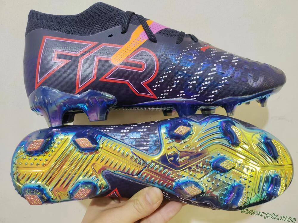 Puma Future Ultimate FG Low-Tops Football Boots - Blue/Purple/Pink