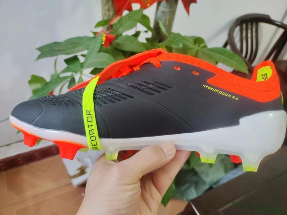 Adidas Predator Elite Foldover Tongue FG Low-Tops Football Boots - Black/White/Red