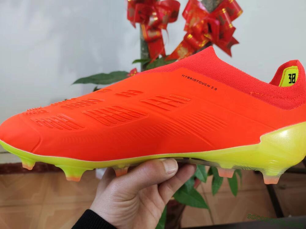 Adidas Predator Accuracy+ FG Low-Tops Football Boots - Red/Black/Blue