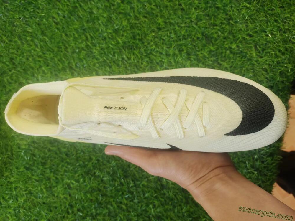 Nike Air Zoom Mercurial Superfly 9 Elite FG High-Tops Football Boots - Beige/Black