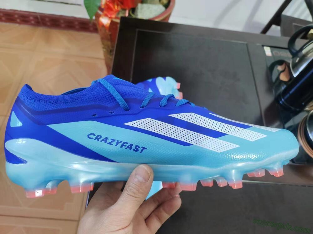 Adidas X Speedportal.1 FG Low-Tops Football Boots - Blue/Silver/Jade