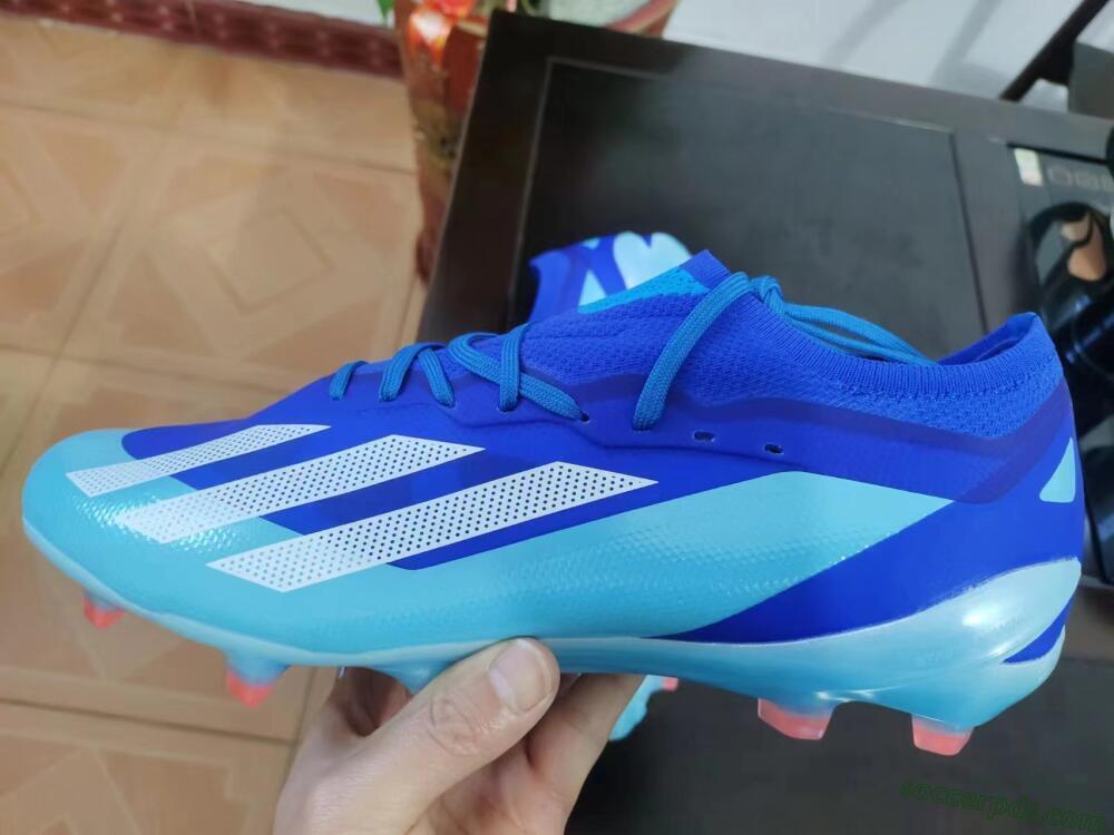 Adidas X Speedportal.1 FG Low-Tops Football Boots - Blue/Silver/Jade