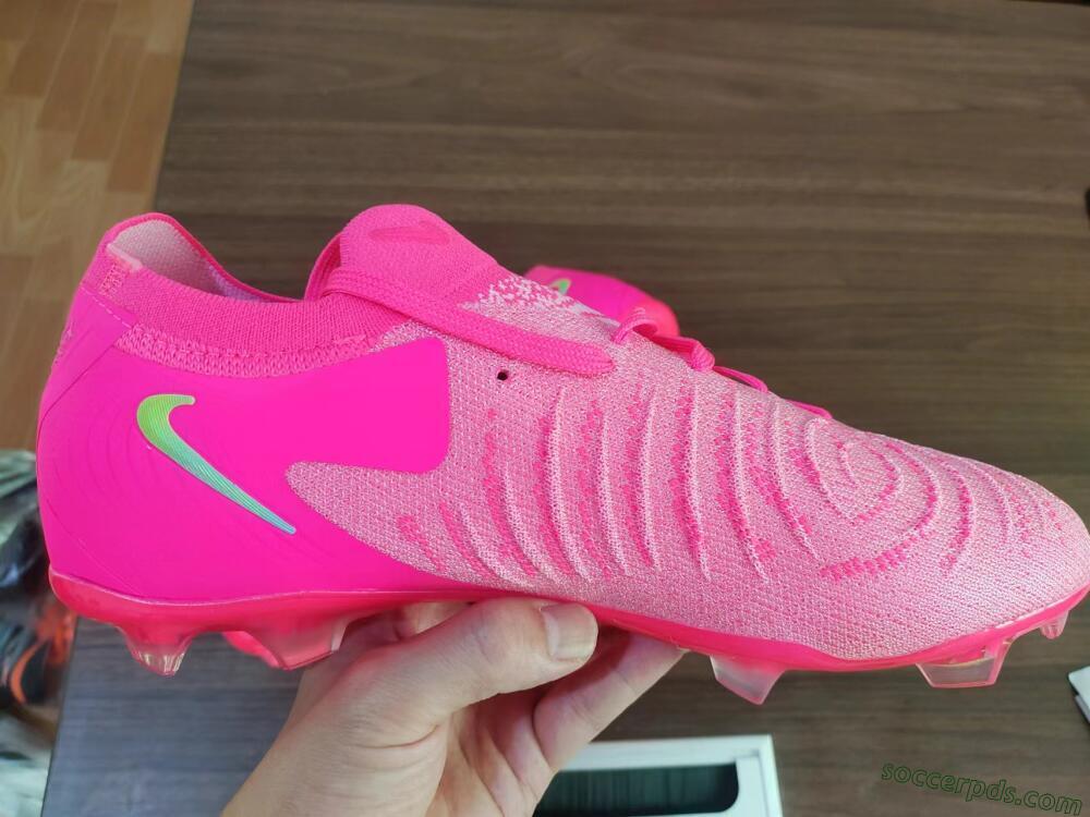 Nike Phantom Luna Elite FG Low-Tops Football Boots - Pink/Yellow/Jade