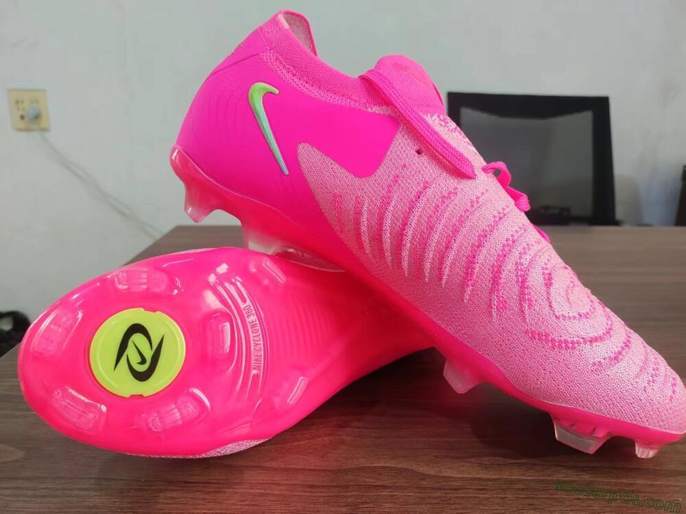 Nike Phantom Luna Elite FG Low-Tops Football Boots - Pink/Yellow/Jade