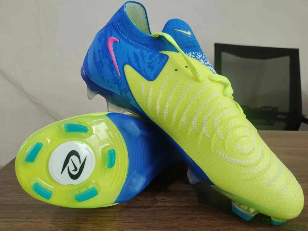 Nike Phantom Luna Elite FG Low-Tops Football Boots - Yellow/Blue/Pink