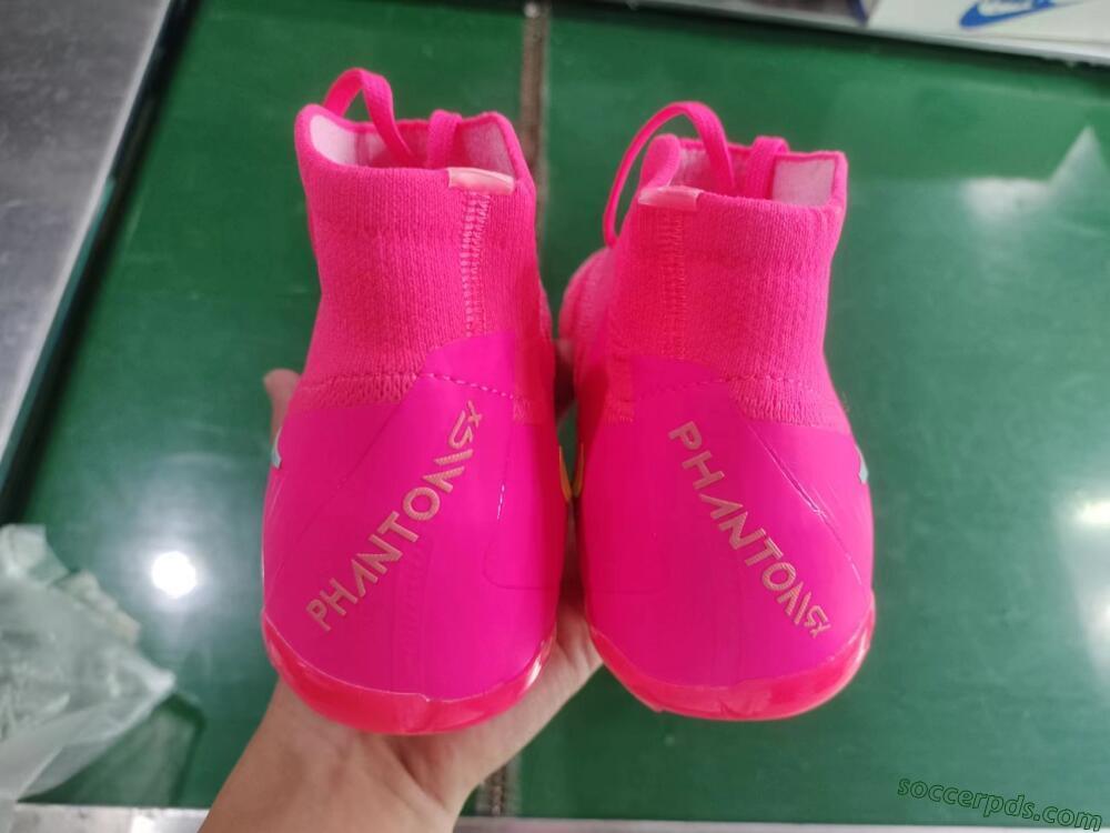 Nike Phantom Luna Elite NU FG High-Tops Football Boots - Pink/Yellow/Jade
