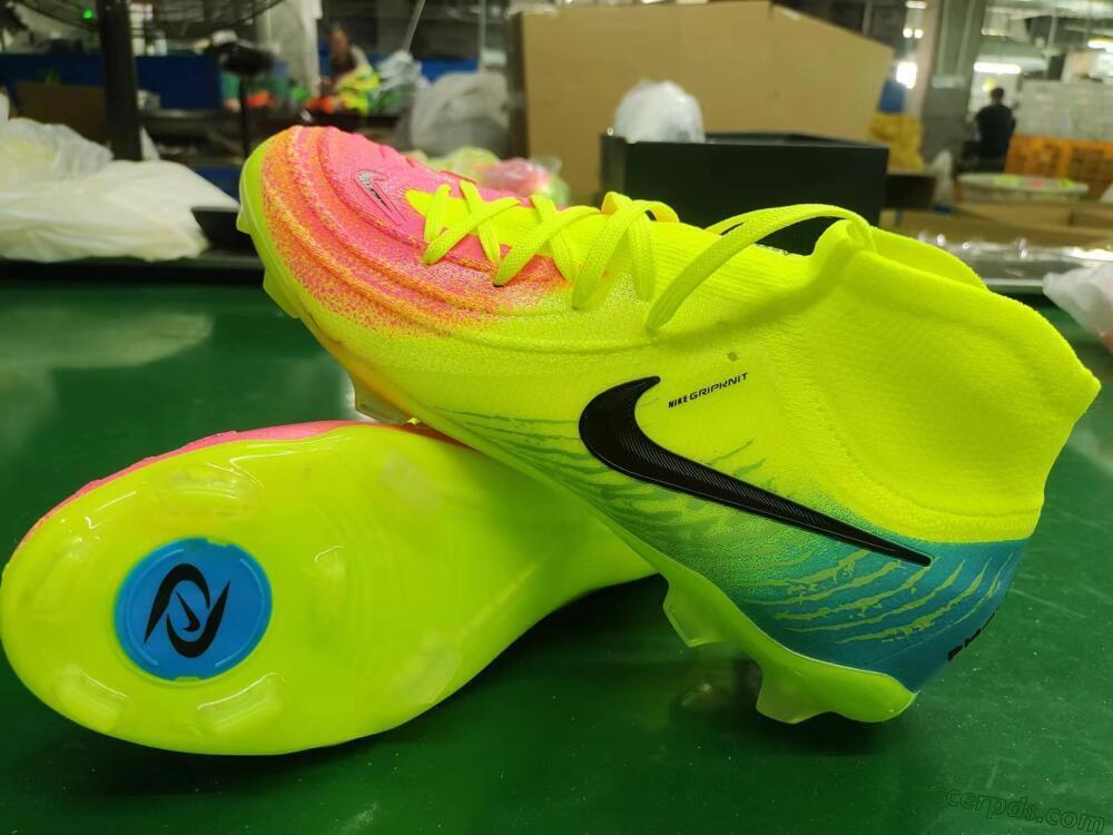 Nike Phantom Luna Elite NU FG High-Tops Football Boots - Yellow/Orange/Black