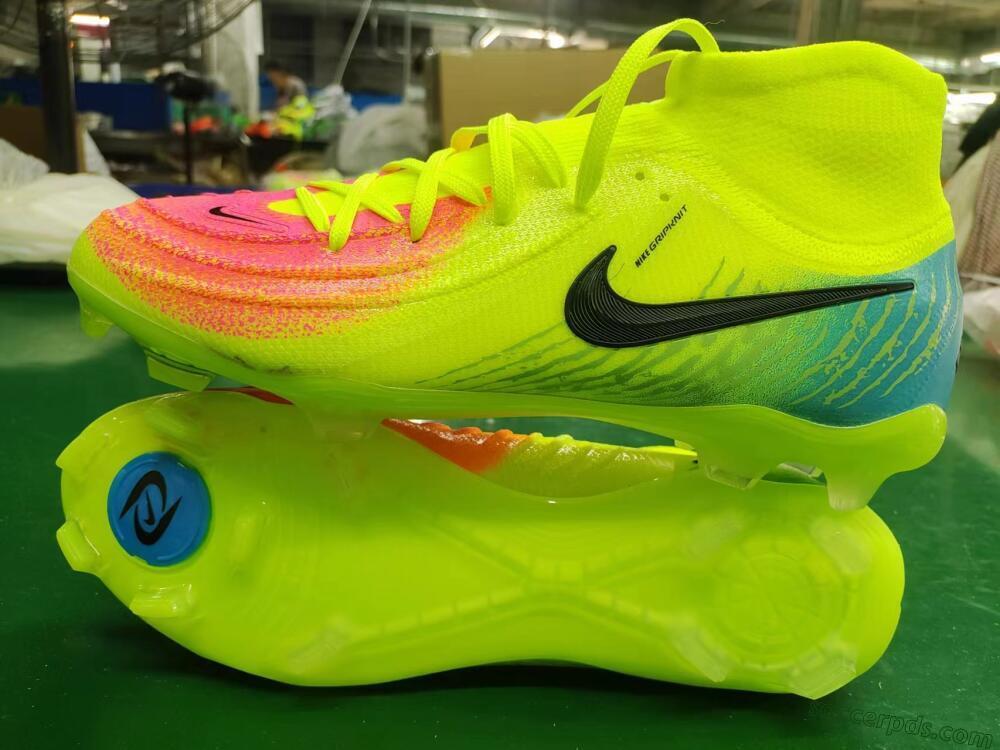 Nike Phantom Luna Elite NU FG High-Tops Football Boots - Yellow/Orange/Black