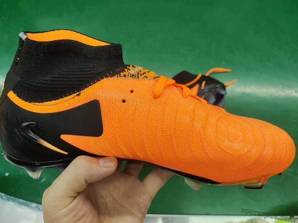 Nike Phantom Luna Elite NU FG High-Tops Football Boots - Orange/Black