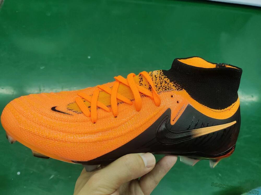 Nike Phantom Luna Elite NU FG High-Tops Football Boots - Orange/Black