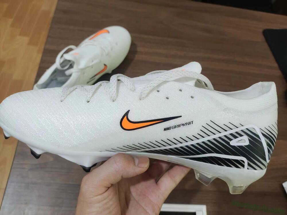 Nike Air Zoom Mercurial Vapor 16 Elite FG Low-Tops Football Boots - White/Orange/Black