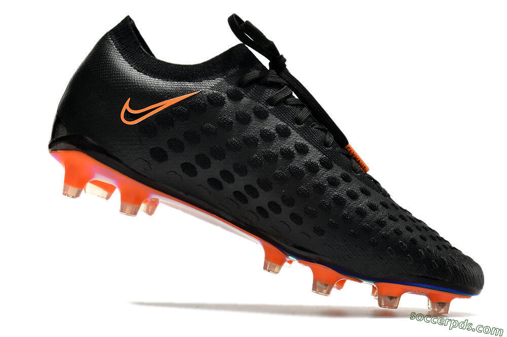 Nike Phantom Ultra Venom FG Low-Tops Football Boots - Black/Orange 4