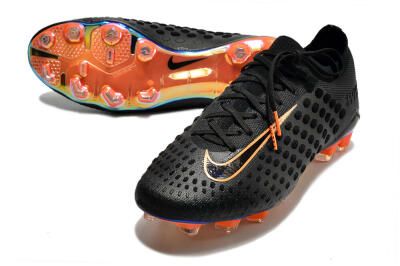 Nike Phantom Ultra Venom FG Low-Tops Football Boots - Black/Orange