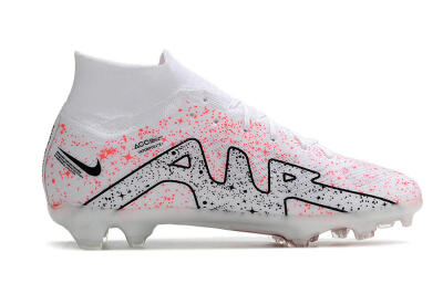 Nike Air Zoom Mercurial Superfly 9 Elite FG High-Tops Football Boots - White/Pink/Black