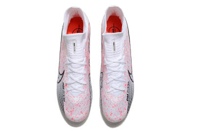 Nike Air Zoom Mercurial Superfly 9 Elite FG High-Tops Football Boots - White/Pink/Black