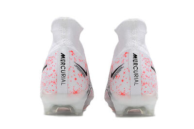 Nike Air Zoom Mercurial Superfly 9 Elite FG High-Tops Football Boots - White/Pink/Black