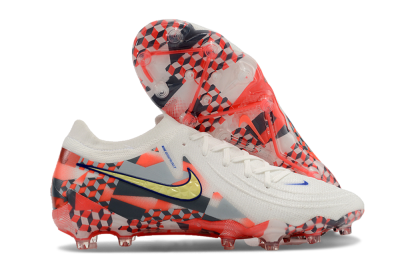 Nike Phantom Luna Elite AG Low-Tops Football Boots - White/Red/Yellow