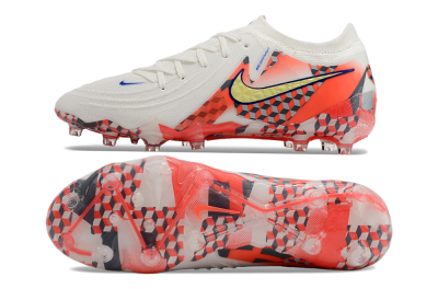 Nike Phantom Luna Elite AG Low-Tops Football Boots - White/Red/Yellow