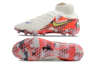 Nike Phantom Luna Elite AG High-Tops Football Boots - White/Red/Yellow