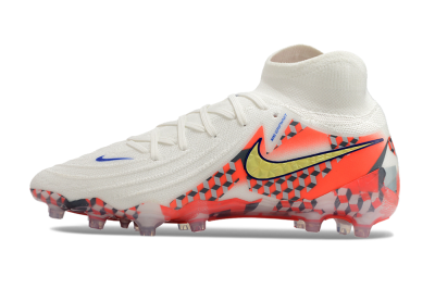 Nike Phantom Luna Elite AG High-Tops Football Boots - White/Red/Yellow