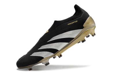 Adidas Predator Accuracy+ FG Low-Tops Football Boots - Black/White/Gold