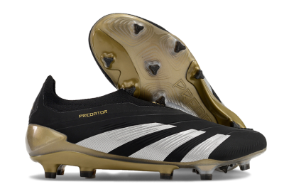 Adidas Predator Accuracy+ FG Low-Tops Football Boots - Black/White/Gold
