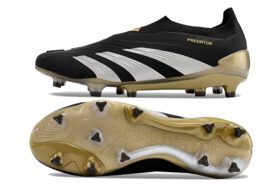 Adidas Predator Accuracy+ FG Low-Tops Football Boots - Black/White/Gold