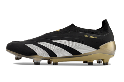 Adidas Predator Accuracy+ FG Low-Tops Football Boots - Black/White/Gold