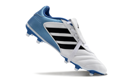Adidas Copa Gloro 2024 FG Low-Tops Football Boots - White/Black/Blue