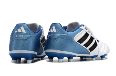 Adidas Copa Gloro 2024 FG Low-Tops Football Boots - White/Black/Blue