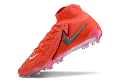 Nike Phantom Luna Elite AG High-Tops Football Boots - Red/Silver/Gold